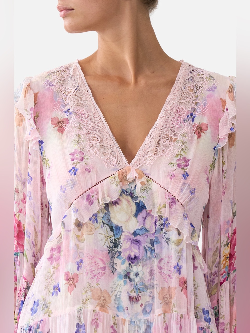 Camilla Tiered Swing Mini Dress
Palatial Pastels - Picture 6 of 8